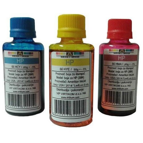 American Inkjet refil za punjenje kertridža koji koriste hp vivera boju ( 30HV/Z ) Slike