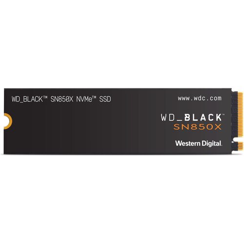Western Digital SSD black SN850X 1TB M.2 2280 PCIe Gen4 x4 NVMe, ReadWrite: 73006300 MBps, IOPS 800K1100K, TBW: 600 ( WDS100T2X0E ) Cene