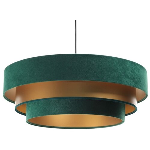  Luster na sajli TRINITI 1xE27/60W/230V zelena/zlatna Slike