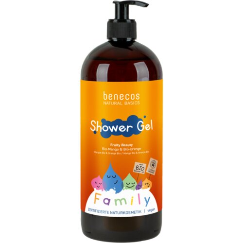Benecos Family Size Shower Gel Fruity Beauty - 950 ml Slike