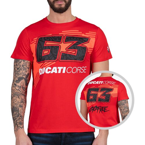 Vr46 Francesco Bagnaia FB63 Dual Ducati Corse majica Cene