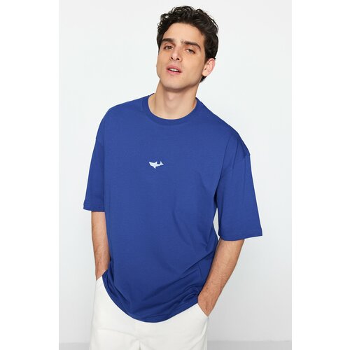 Trendyol T-Shirt - Navy blue - Oversize Slike