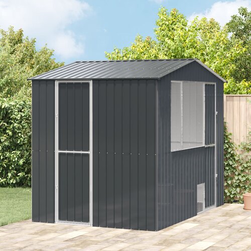 vidaXL Pticevnik Antracit 310x215x247 cm Jeklo Cene