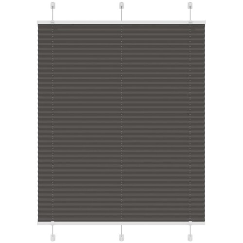  Plisirana roleta crna 105x150 cm &scaron;irina tkanine 104,4 cm Cene