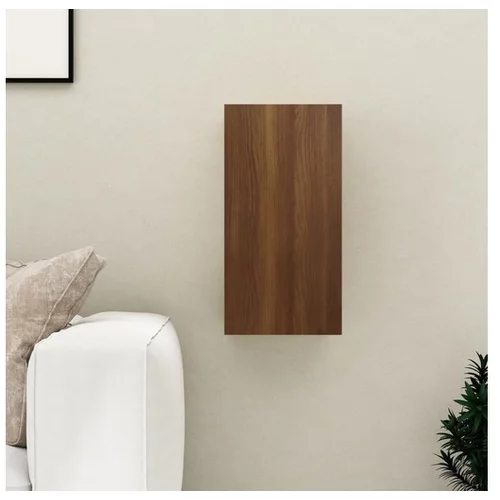  TV omarica rjavi hrast 30,5x30x60 cm konstruiran les