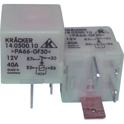 Kr&amp;auml;cker Relej za automobile 14.0500.10, 12 V/DC, 1 x radni kontakt, 15 A, 60 V/A Slike