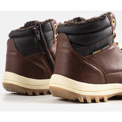 Gemre Brown insulated hiking boots Veda Cene