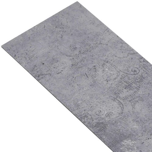  Samoljepljiva podna daska 32 pcs Cement sivi 4 46 m&amp;sup2; PVC - cementno siva Slike