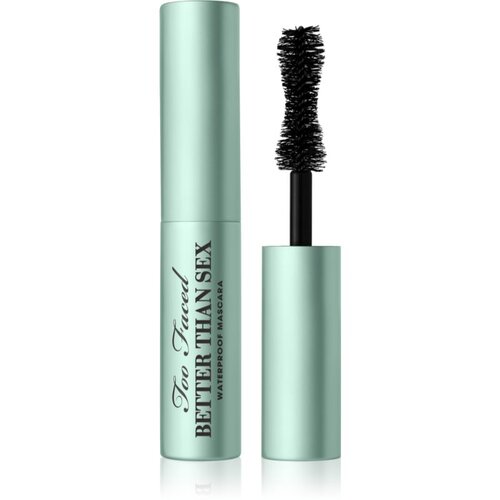 Too Faced Better Than Sex Waterproof Mascara Travel Size vodoodporna maskara za volumem in zgostitev trepalnic 4,8 g Cene