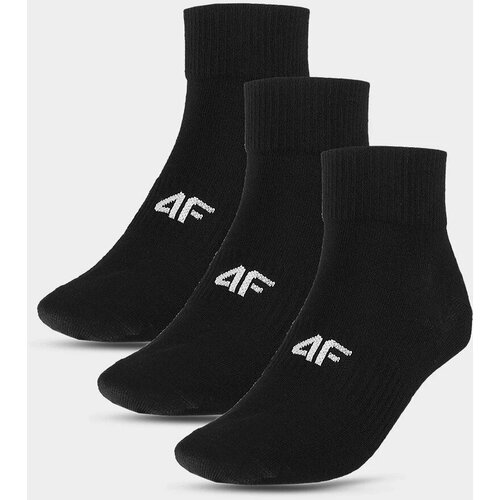 4f Men's Casual Socks Above the Ankle (3pack) - Black Slike