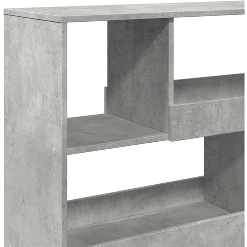 VidaXL Ormarić za knjige / sobna pregrada boja betona 100x33x94,5 cm Slike