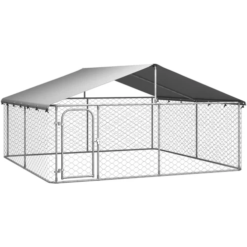  vanjski kavez za pse s krovom 300 x 300 x 150 cm