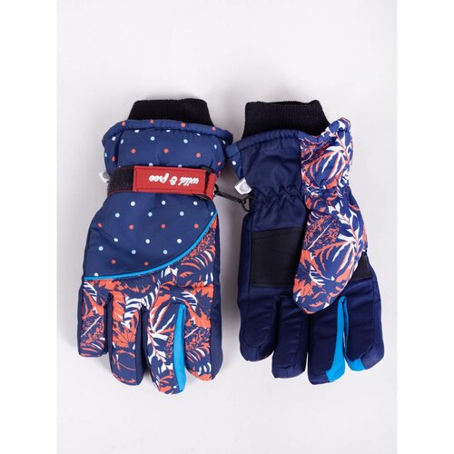 Yoclub Kids's Children's Winter Ski Gloves REN-0242G-A150 Navy Blue Cene