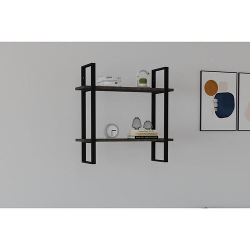Woody Fashion Buba - Anthracite Anthracite Wall Shelf Cene