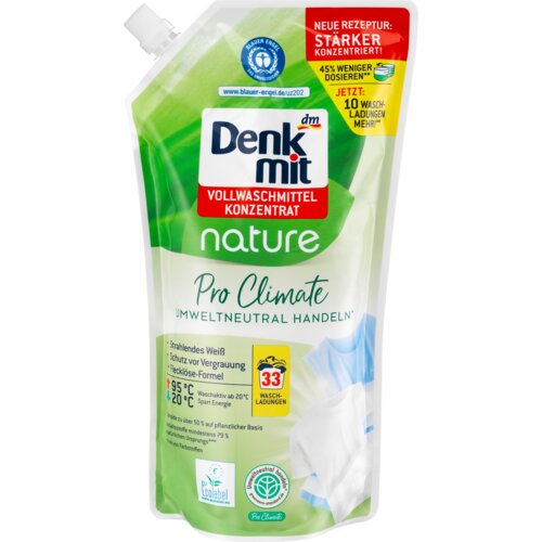 Denkmit nature pro climate koncentrovani detergent 1 l Slike