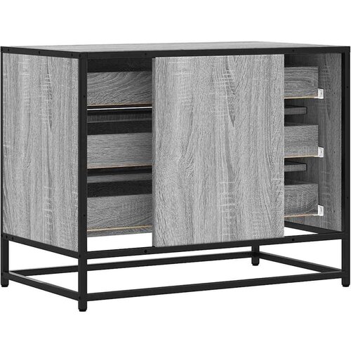 VidaXL Ormarić s ladicama Siva Sonoma 70x41x56 cm Konstruirano drvo Slike