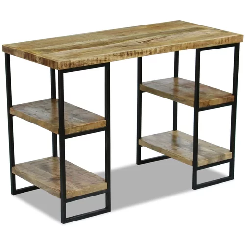 vidaXL Pisarniška miza iz mangovega lesa 110x50x76 cm