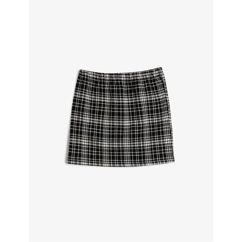 Koton Mini Skirt with Elastic Waist Thick Soft Texture Slike