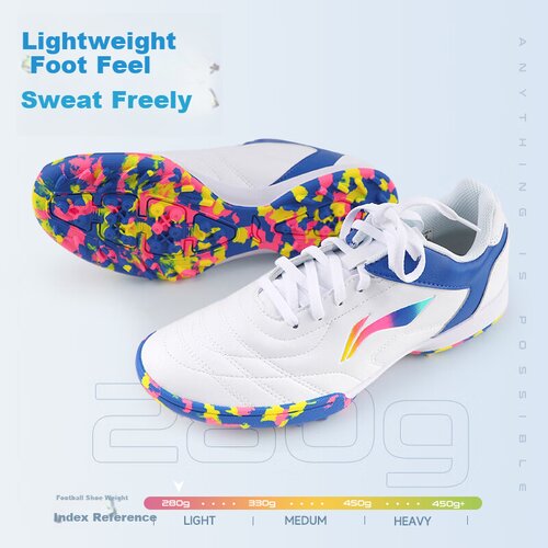 Li-Ning Patike za fudbal, Belo-plave Slike