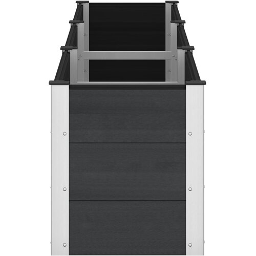 Povi&amp;scaron;ena vrtna gredica Crna 300 x 50 x 54 cm Slike