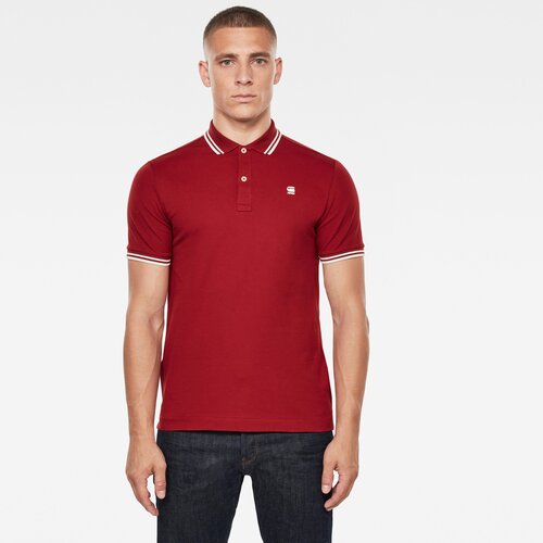 G-star Polo shirt - Dunda slim stripe polo s\s red Cijene