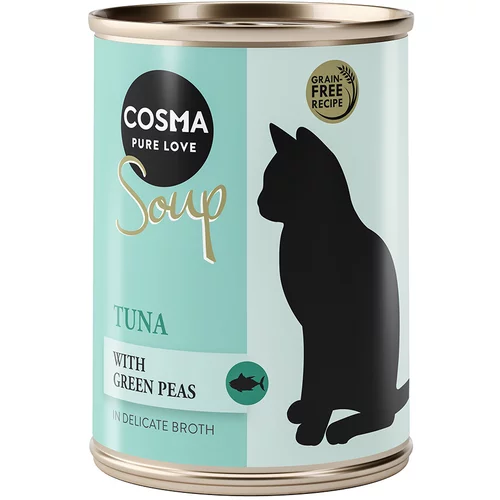 Cosma Soup 6 x 100 g - Tuna z zelenim grahom