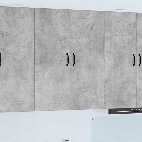 vidaXL Stenska kuhinjska omarica Betonsko siva 80 x 31 x 100 cm Cene