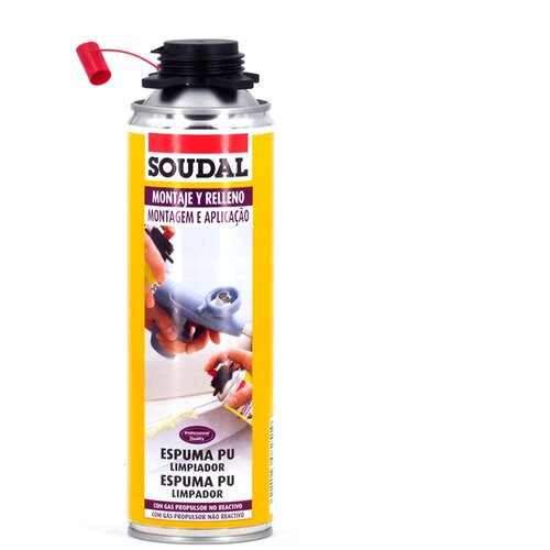 SOUDAL čistač pur pene 500ml Slike