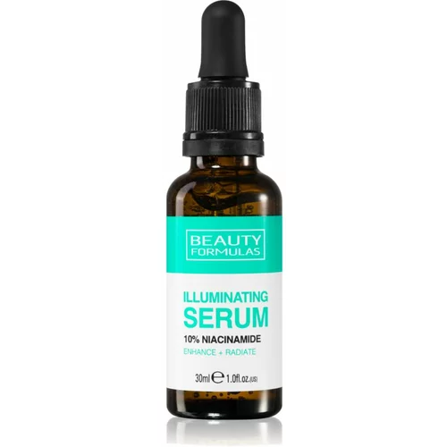 Beauty Formulas Illuminating 10% Niacinamide posvjetljujući serum protiv pigmentnih mrlja 30 ml