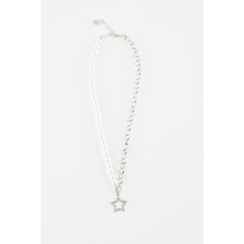 Defacto women's Star Motif Silver Necklace Slike