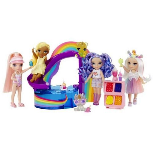  Rainbow High: Kompleks za zabavo ob bazenu z lutko Blush Parker Slike