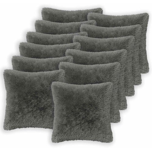  Presvlaka za jastuk 12 pcs HEERLEN Svjetlosiva 45 x 45 cm Cene