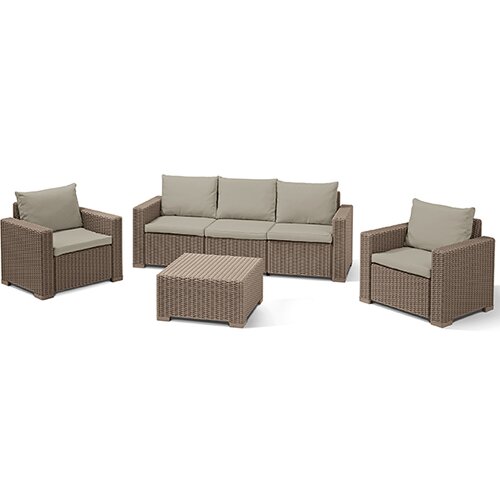 Curver baštenski set california 3 seater, kapućino ( CU 253327 ) Cene