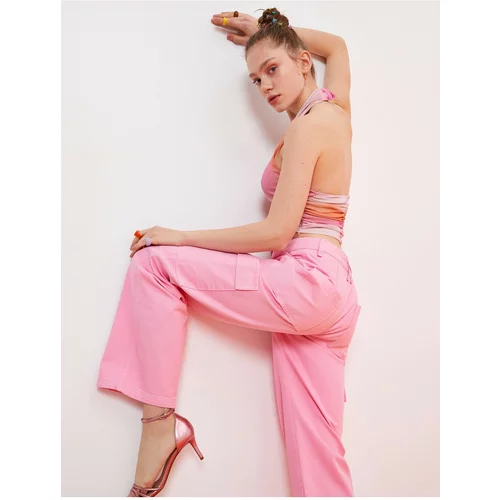 Koton Pants - Pink - Cargo