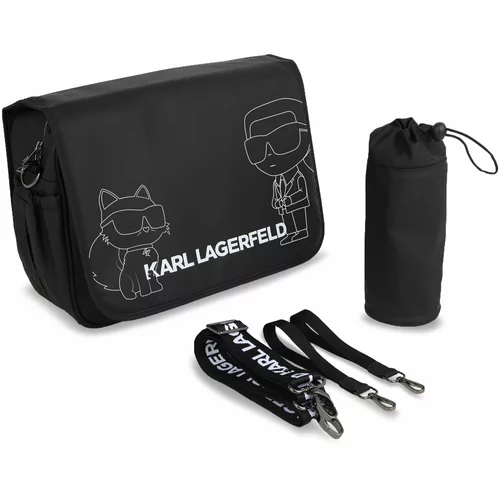 Karl Lagerfeld Kids Torba za previjanje Z30164 Black 09B