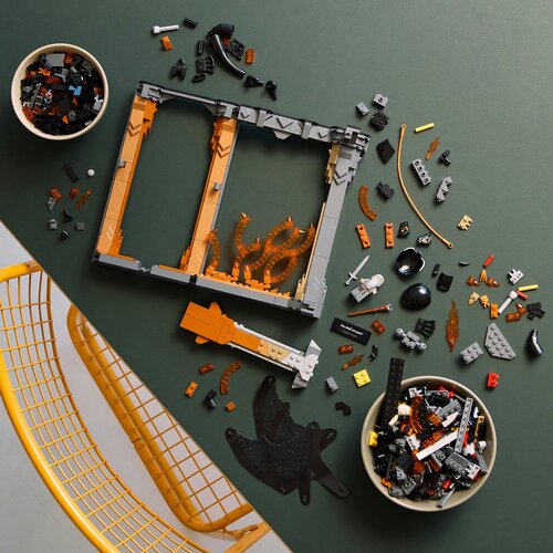 Lego LEGO&amp;reg; Icons - Gospodar prstenova: Knji&amp;scaron;ki kutak sa Balrogom (10367) Slike