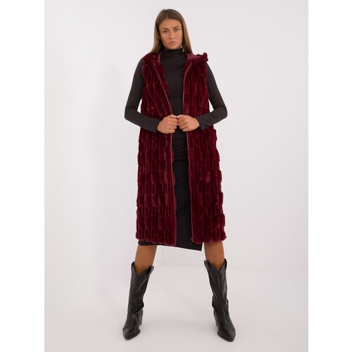 Wool Fashion Italia Vest-AT-KZ-2368-1.13-burgundy Slike