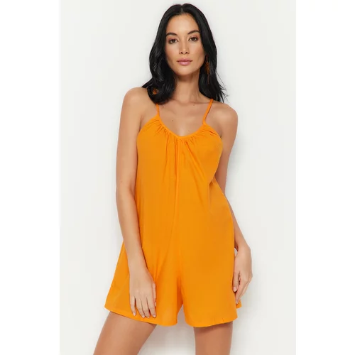Trendyol Jumpsuit - Orange - Relaxed fit