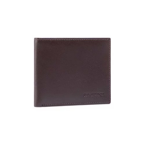Semiline Velika moška denarnica P8222-1 Rjava