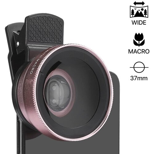 objektiv za mobilni telefon univerzalni 37mm roze Slike