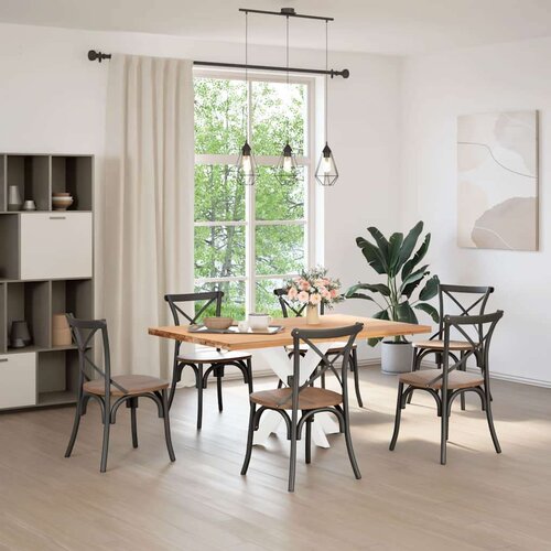 VidaXL Noge blagovaonskog stola u obliku pauka bijele 85x85x(72-73) cm čelik Slike