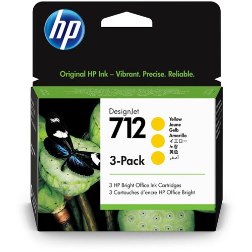 HP 712/3ED79A uložak tinte žuti 3 kom. ORIGINAL Cijene