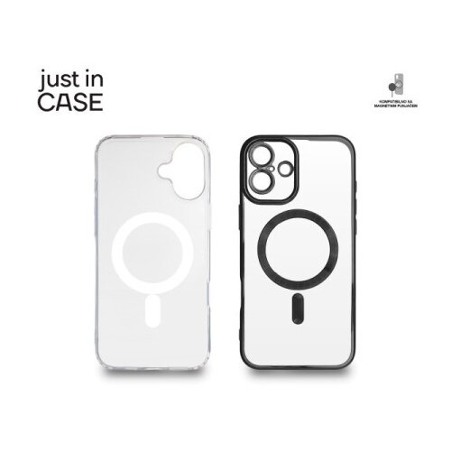 Just_in_Case 2u1 extra case mag mix paket crni za iphone 16 plus ( MAG118BK ) Cene