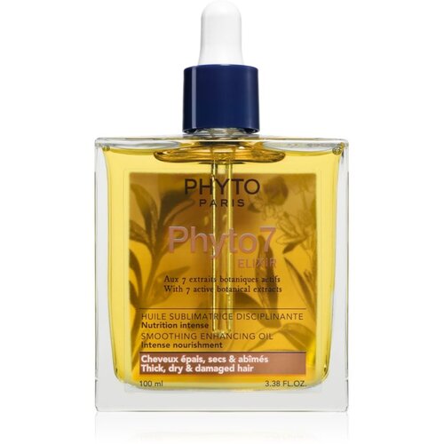 Phyto 7 Elixir Smoothing Enhancing Oil olje za suhe, obremenjene lase 100 ml Cene