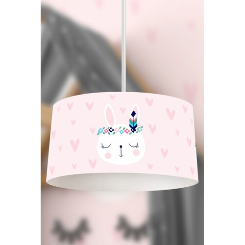 Bata i seka Dečija viseća lampa Zec, Roze Slike