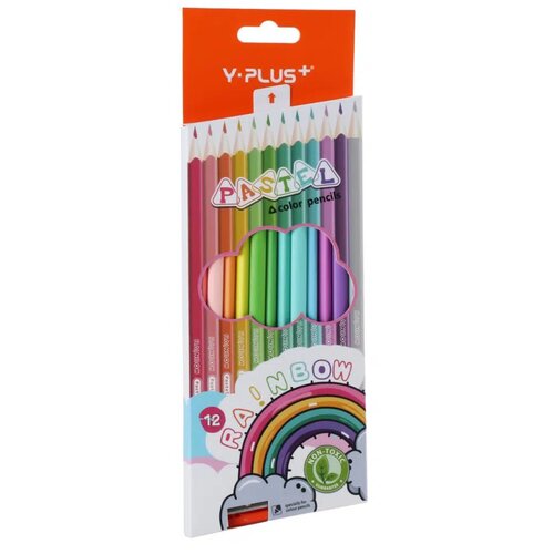 Y-Plus y-rainbow pastel, drvena boja, 12K Slike