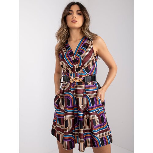 Italy Moda Dress-DHJ-SK-15308.61P-brown Slike