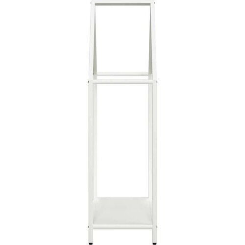  Stalak za drva bijeli 60x25x90 cm hladno valjani čelik Slike