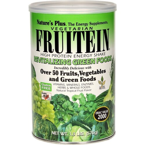 Nature's Plus Fruitein® Revitalizing Green Foods - 576 g Cene