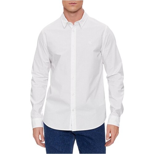 Calvin Klein Jeans Srajce z dolgimi rokavi J30J324614 Bela Slike